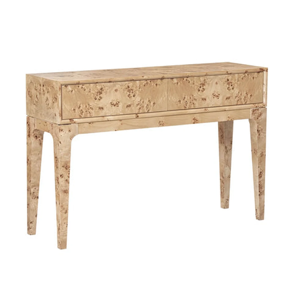 Mappa Console Table - Light Burl