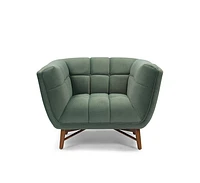 Kitsilano Accent Chair - Premium Velvet Green