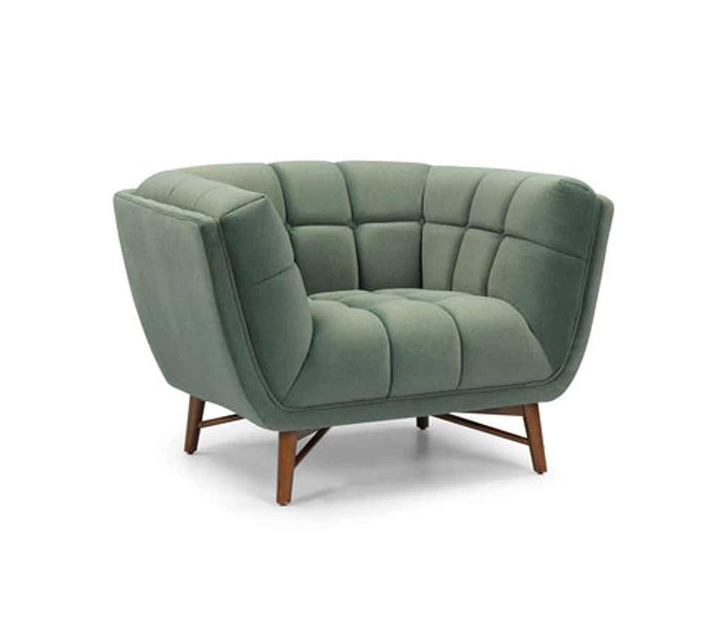 Kitsilano Accent Chair - Premium Velvet Green