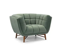 Kitsilano Accent Chair - Premium Velvet Green