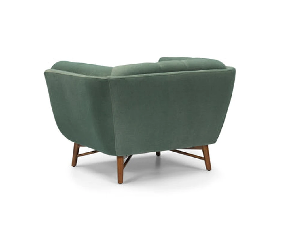 Kitsilano Accent Chair - Premium Velvet Green