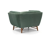 Kitsilano Accent Chair - Premium Velvet Green
