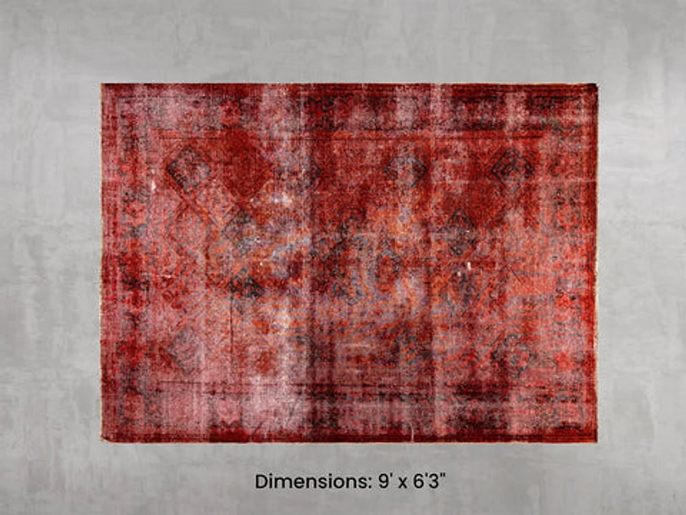 Namaste Rug - Red 9' x 6'3"