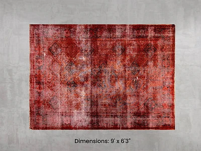 Namaste Rug - Red 9' x 6'3"