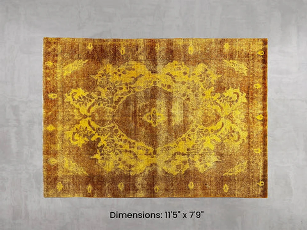 Namaste Rug - Yellow 11'5" x 7'9"