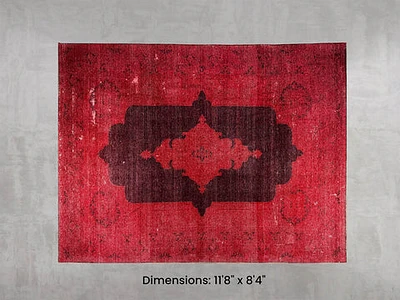 Namaste Rug - Red 11'8" x 8'4"