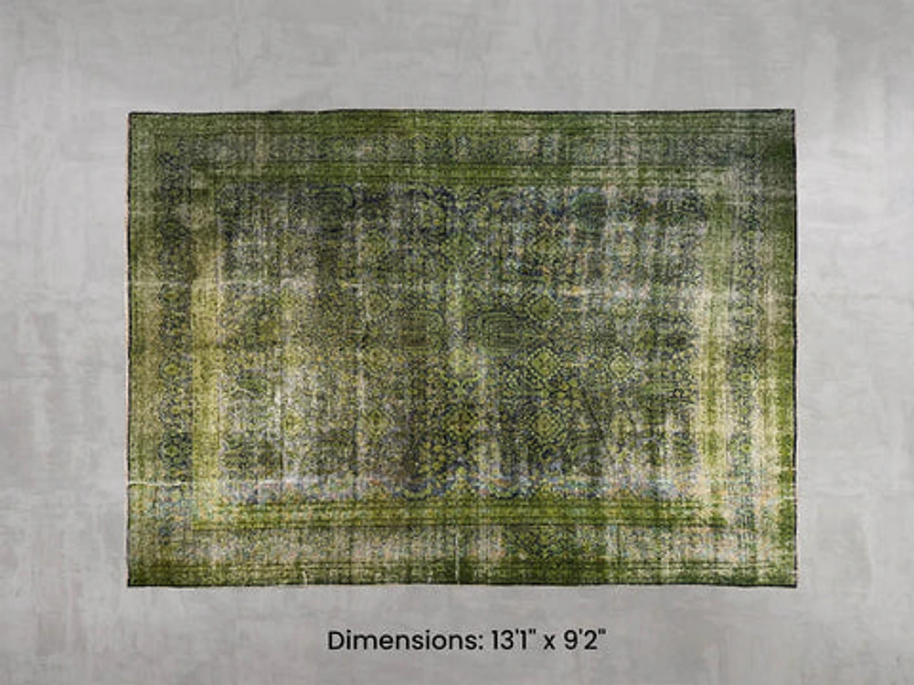 Namaste Rug - Green 13'1" x 9'2"