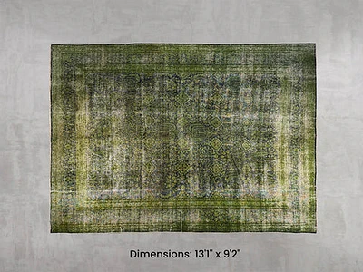 Namaste Rug - Green 13'1" x 9'2"