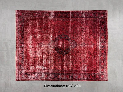 Namaste Rug - Red 12'6" x 9'1"