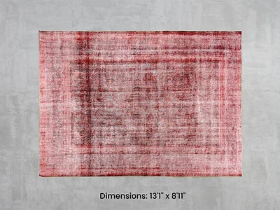 Namaste Rug - Red 13'1" x 8'11"