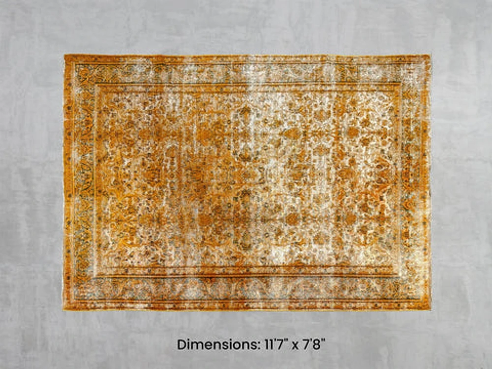 Namaste Rug - Yellow 11'7" x 7'8"