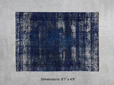 Namaste Rug - Blue 8'7" x 4'9"