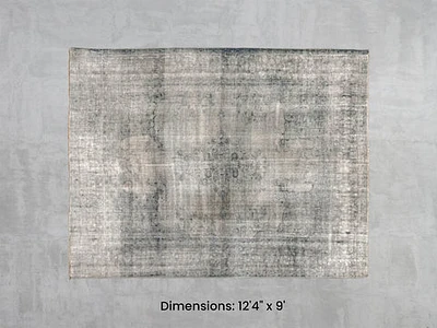Namaste Rug - Beige/Blue 12'4" x 9'