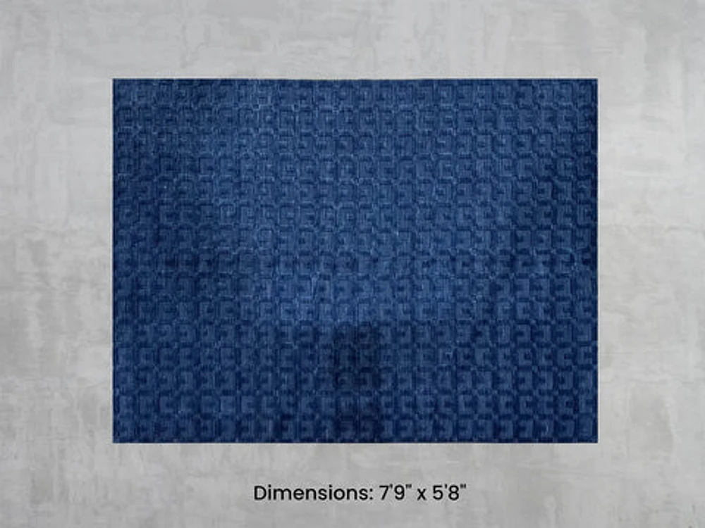Namaste Rug - Blue 7'9" x 5'8"