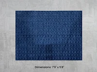 Namaste Rug - Blue 7'9" x 5'8"
