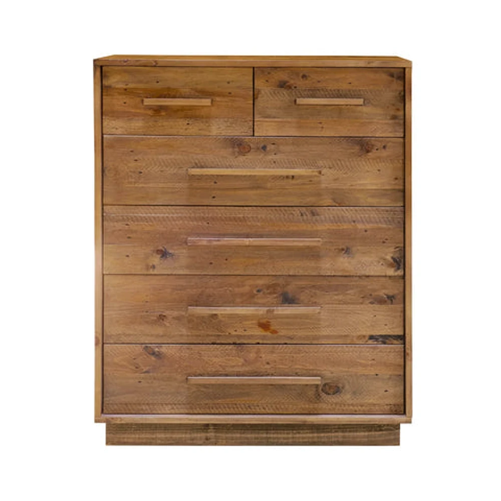 Nevada 6 Drawer Chest - Dark Driftwood