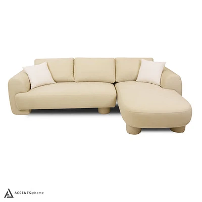Odessa Sectional - Pale Lime Yellow