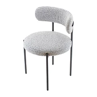 Ronda Dining Chair Boucle Fabric