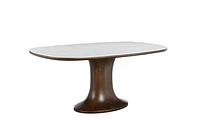 Daphne Dining Table with Crystal Stone Top