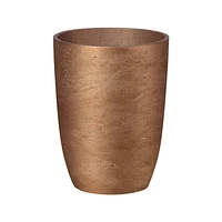 Mineral Medium Tapered Vase - Metallic Bronze