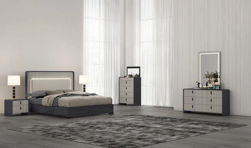 Sofia Two Tone Storage Bed led