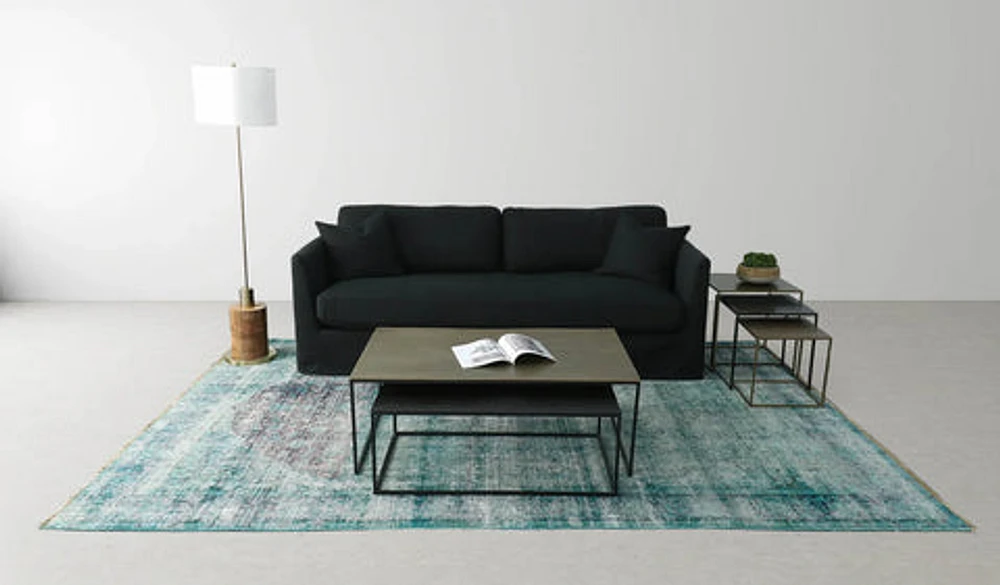 Heston Sofa - Black Raven