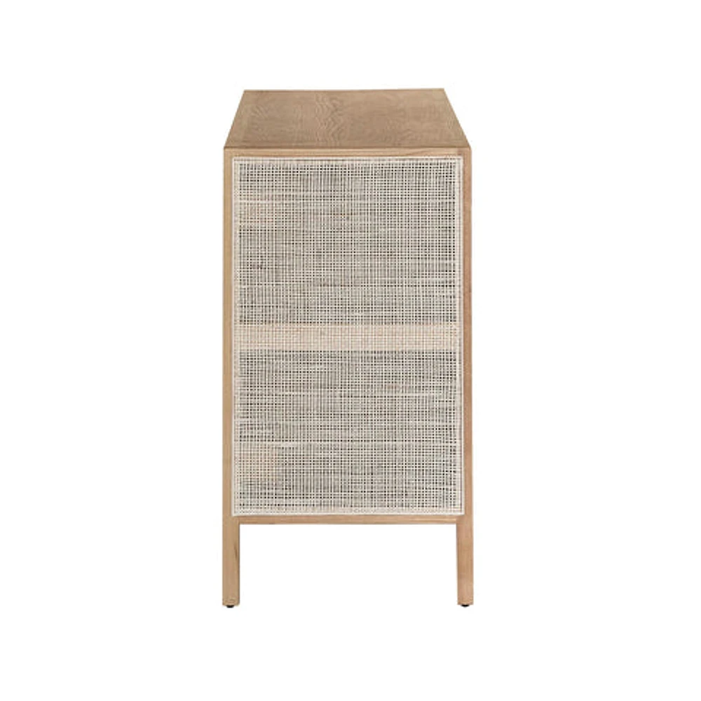 Rattan 3 Door Sideboard - Natural