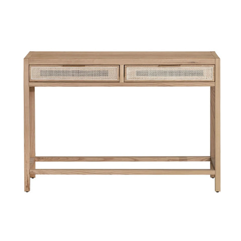 Rattan Console Table - Natural