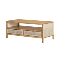 Rattan Coffee Table - Natural