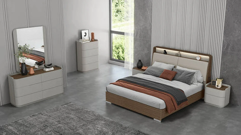 Oisin Two Tone Storage Bed