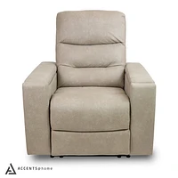 Roche Power Recliner Chair - Grey | Accents@Home