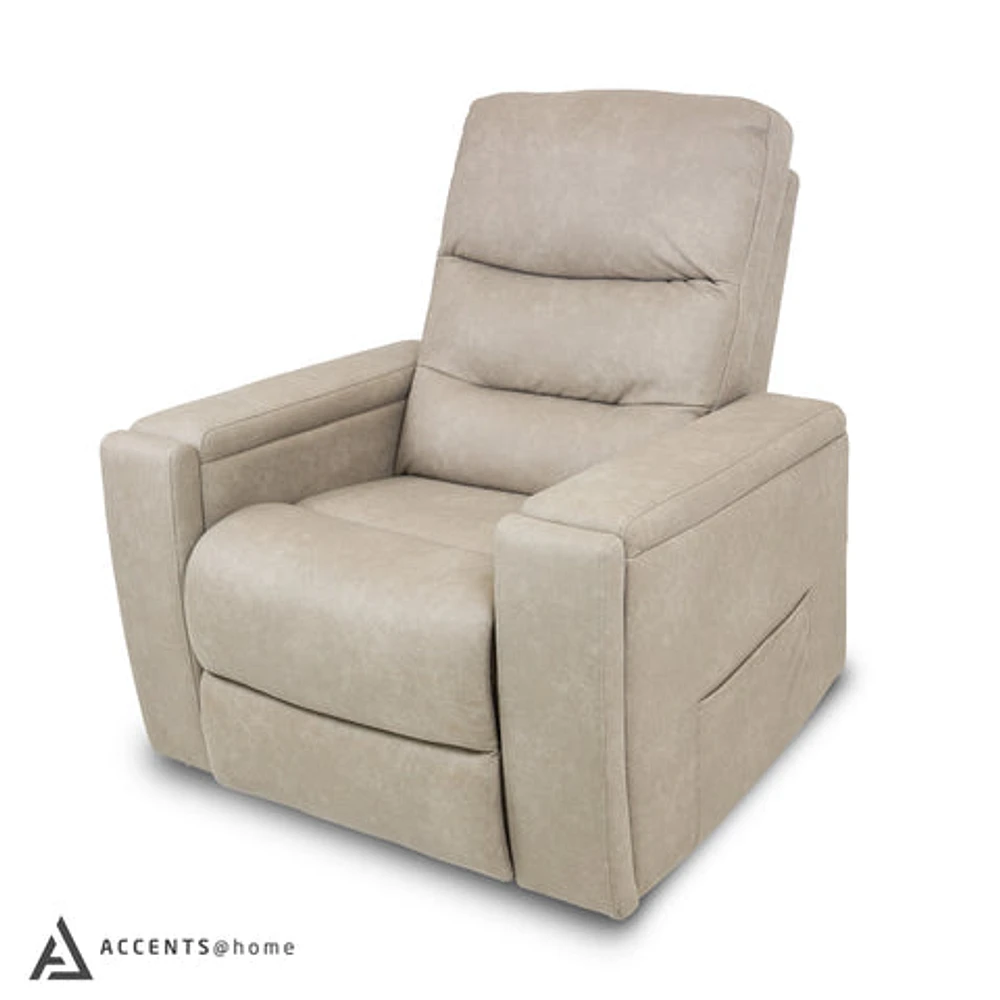 Roche Power Recliner Chair - Grey | Accents@Home