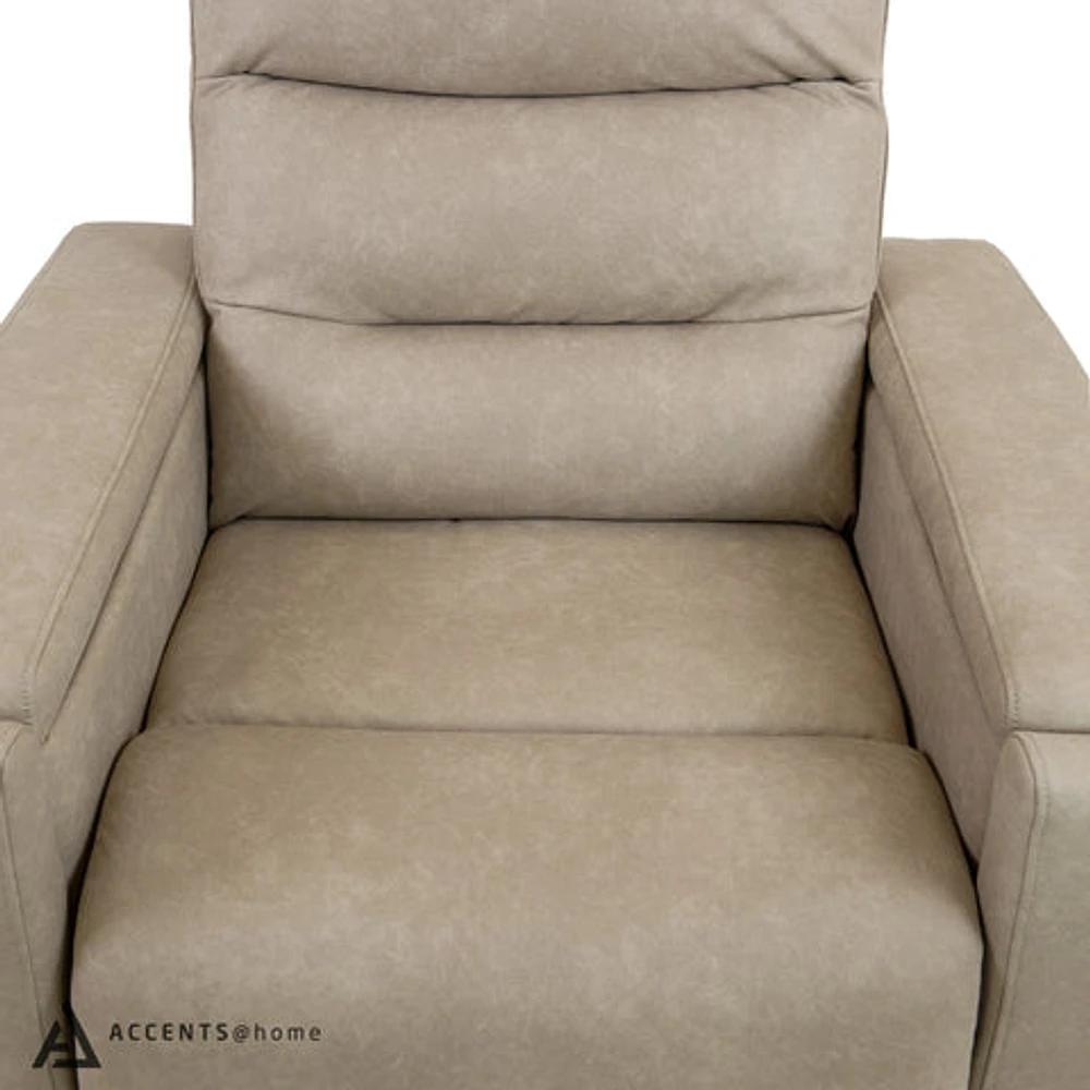 Roche Power Recliner Chair - Grey | Accents@Home