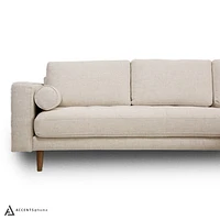 Robbie Fabric Sectional - Lovegood Bisque