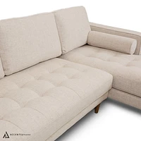 Robbie Fabric Sectional - Lovegood Bisque