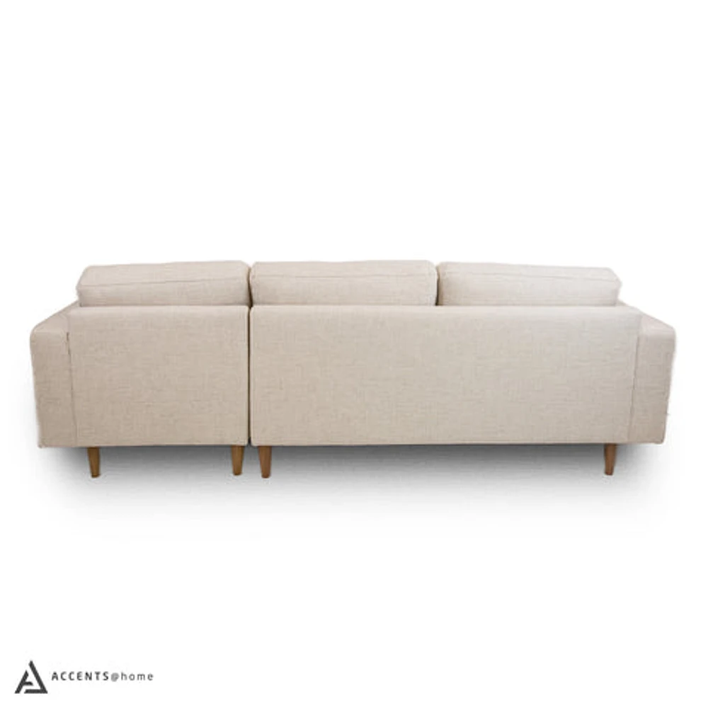 Robbie Fabric Sectional - Lovegood Bisque