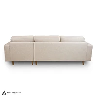 Robbie Fabric Sectional - Lovegood Bisque