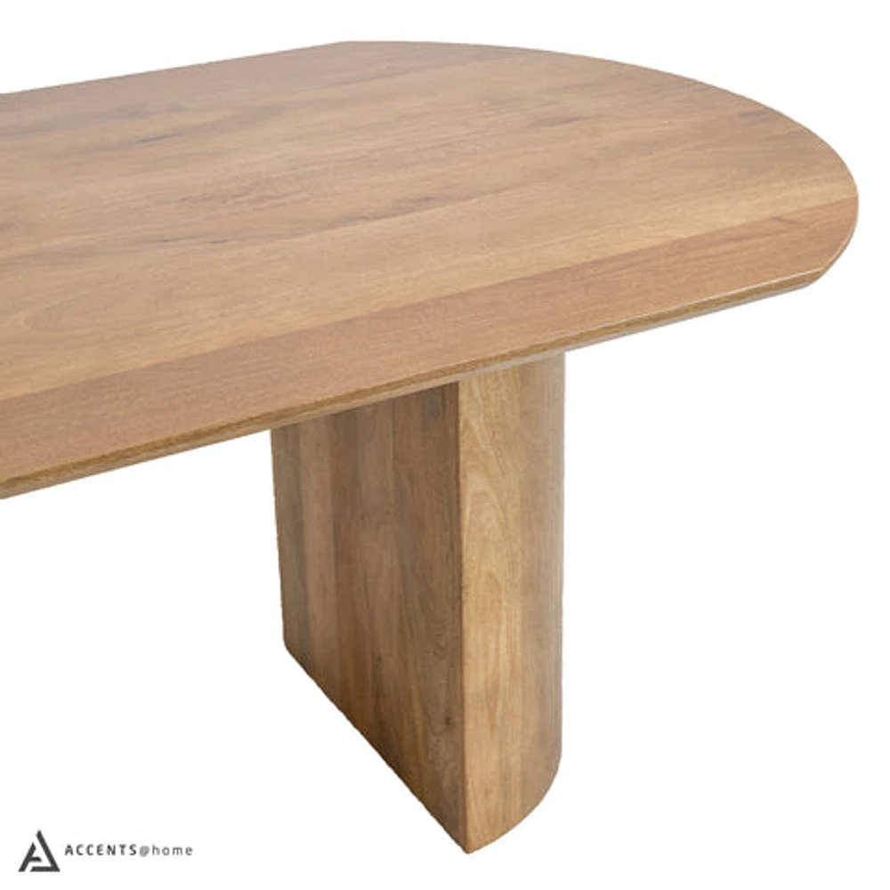 Romulus Solid Wooden Dining Table - Mango