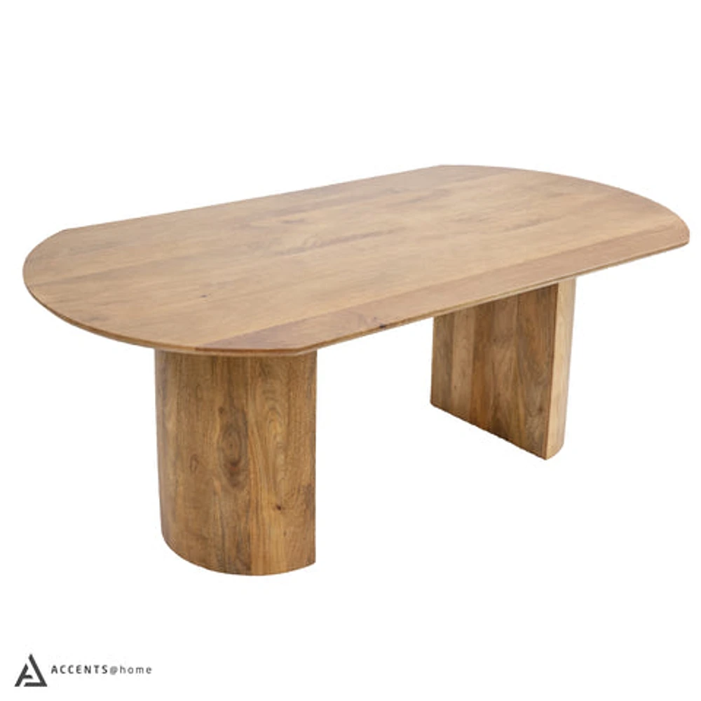 Romulus Solid Wooden Dining Table - Mango