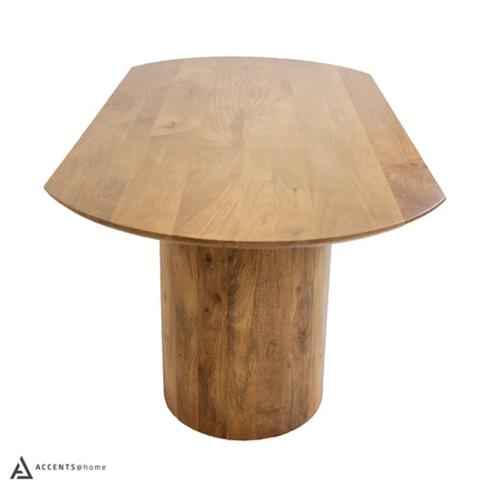 Romulus Solid Wooden Dining Table - Mango