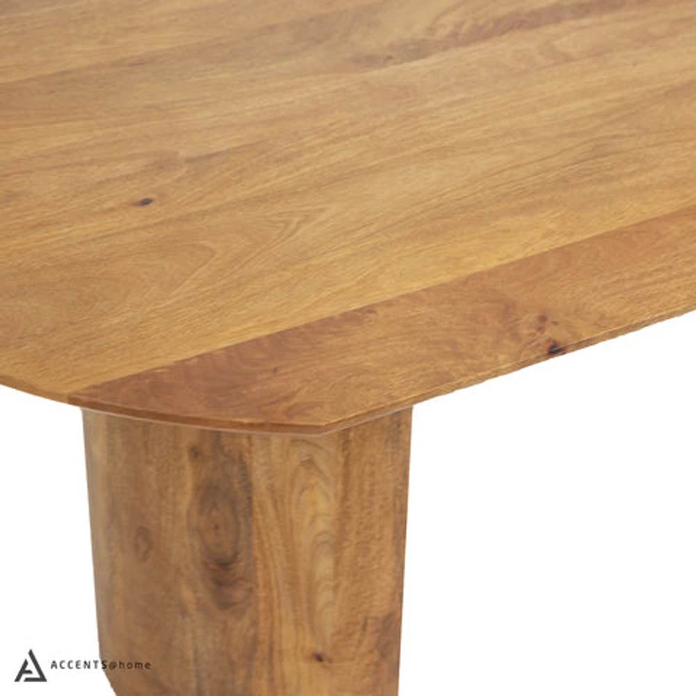 Romulus Solid Wooden Dining Table - Mango