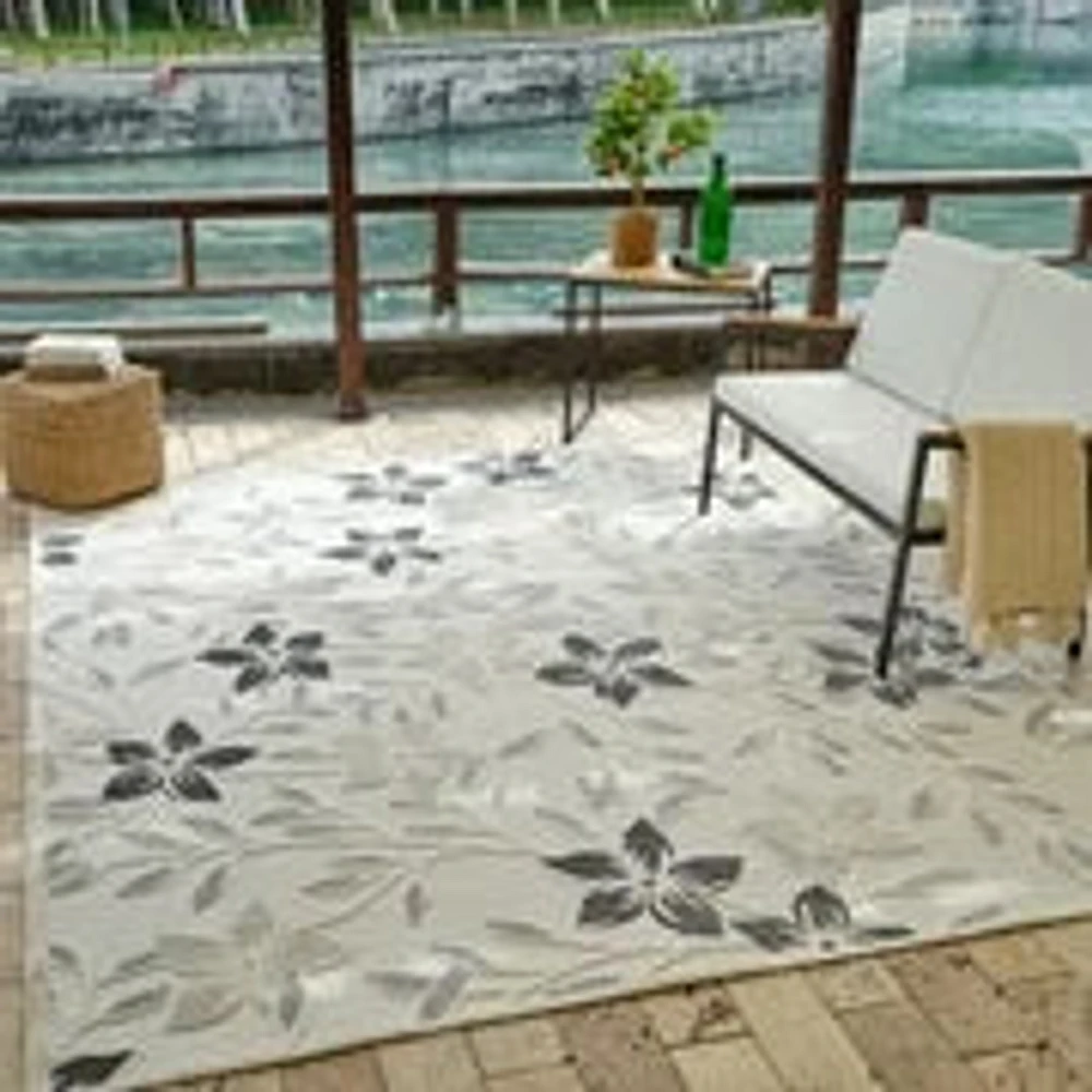 Aspen Cream Floral Vine Rug