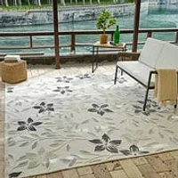Aspen Cream Floral Vine Rug