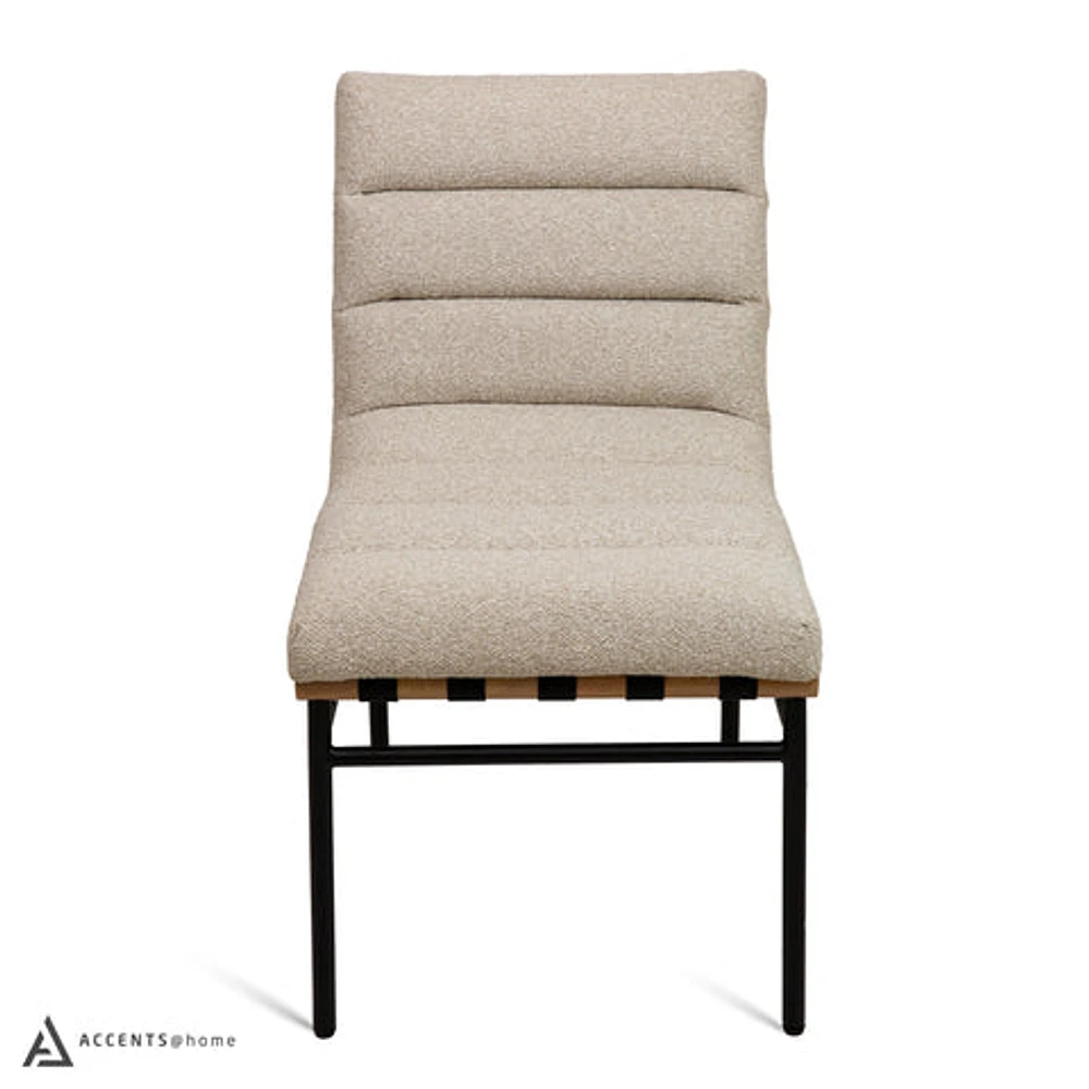 Ryna Vista Fabric Dining Chair - Linen