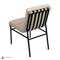 Ryna Vista Fabric Dining Chair - Linen