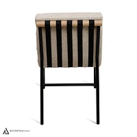 Ryna Vista Fabric Dining Chair - Linen