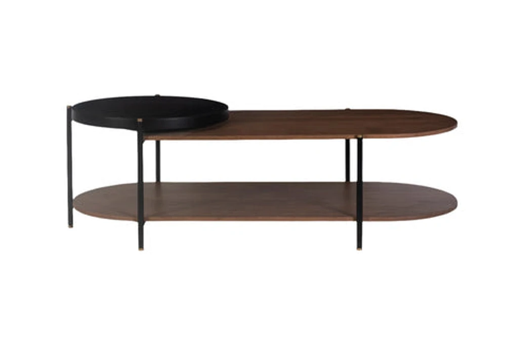 Kobbo Metal Mango Wooden Coffee Table