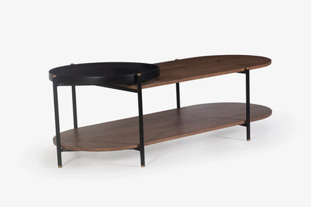 Kobbo Metal Mango Wooden Coffee Table