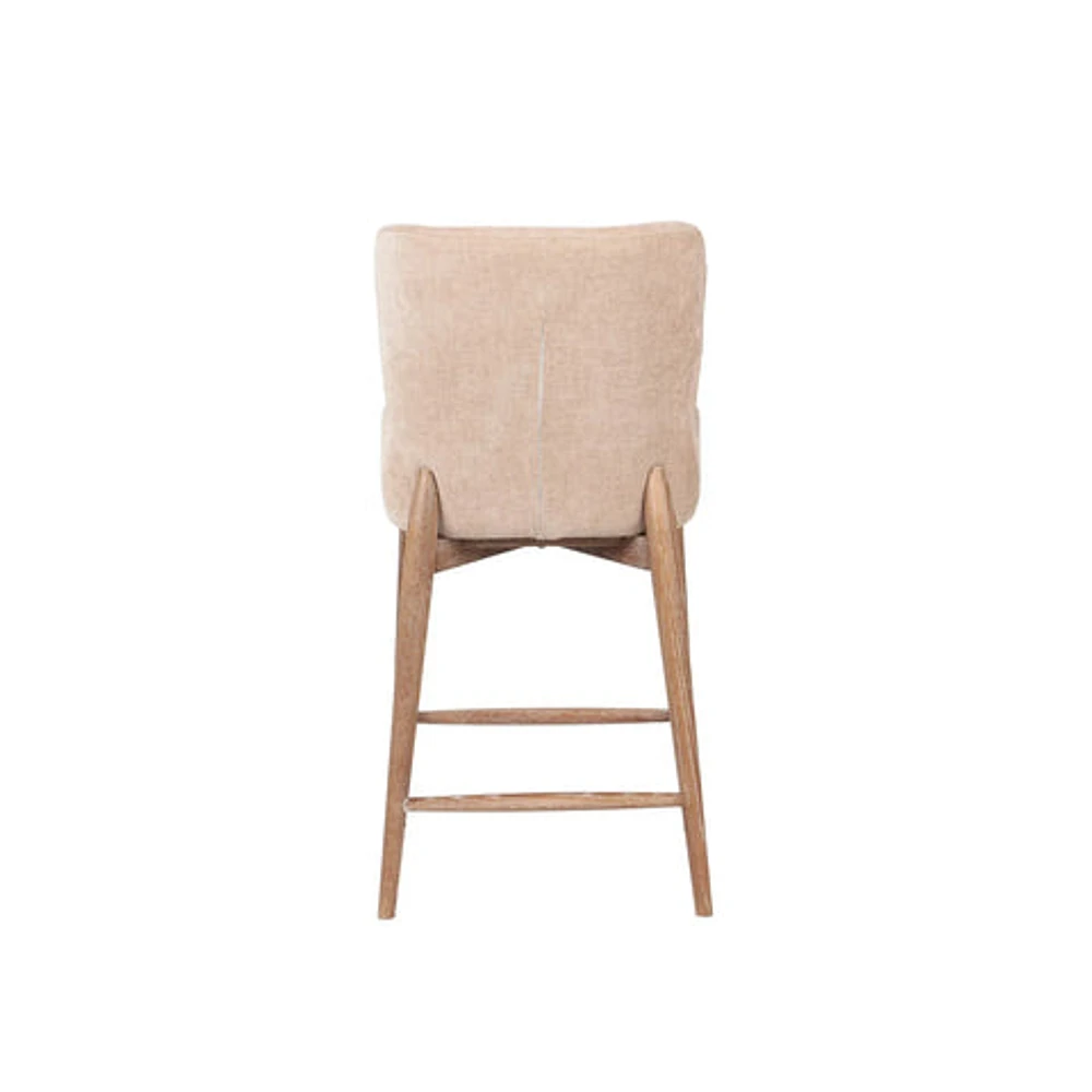 Uffizi Counter Stool - Champagne Chenille