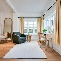 Cane Dining Chair - Oyster Linen